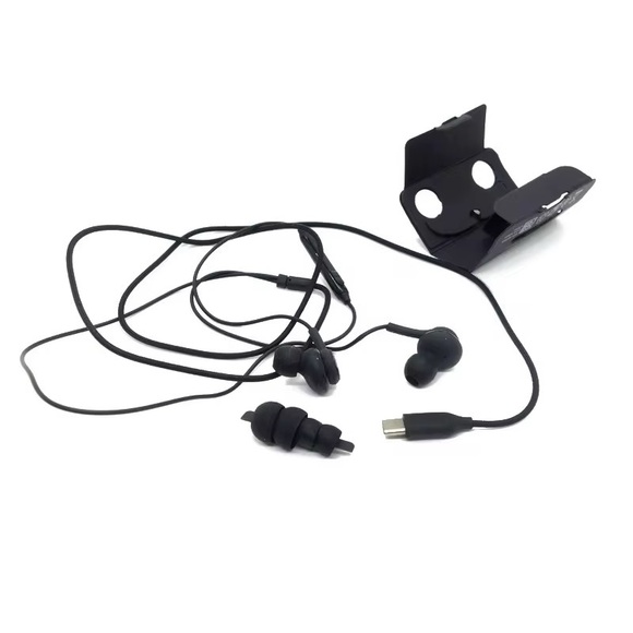 Type-C Wired Earbuds - Universal for Samsung Devices - Black Color - 1pc - Picture 6 of 6